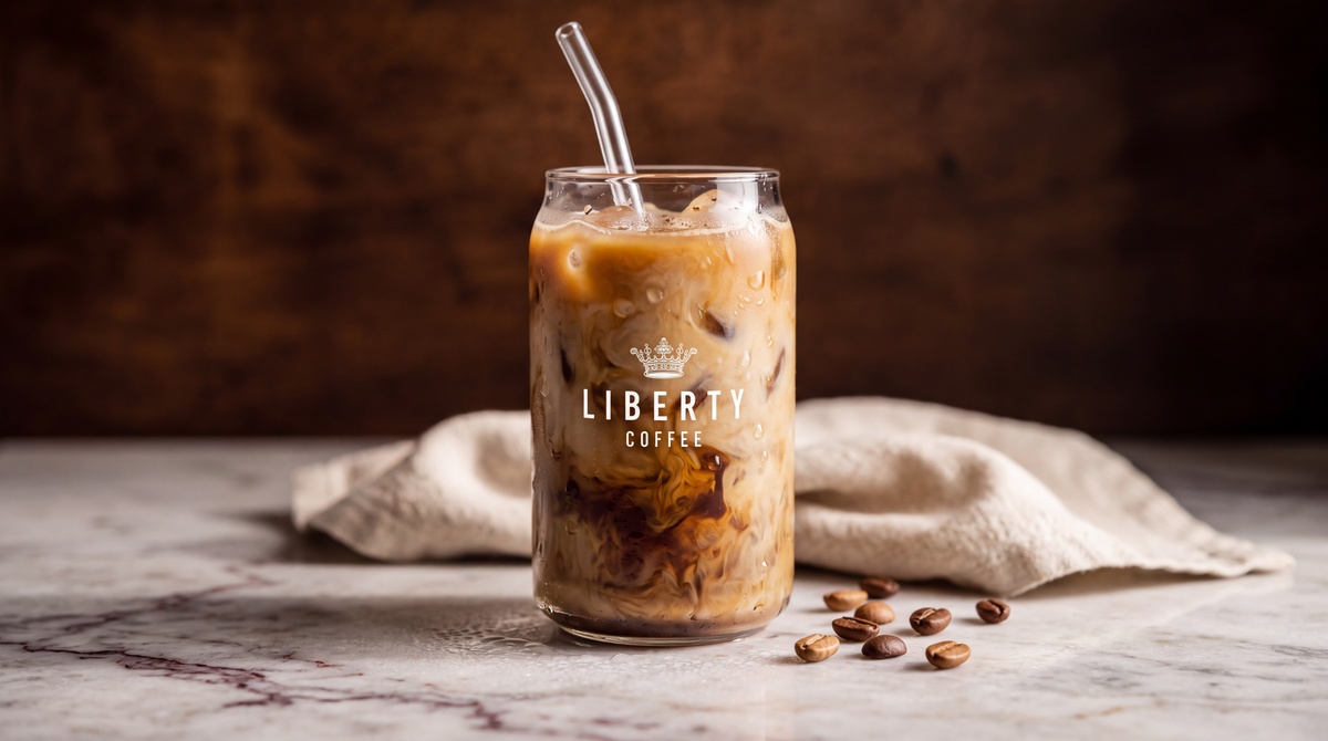 Vaso de vidrio Liberty Coffee